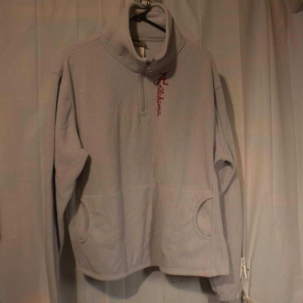 KA Knights Apparel Women's Gray Quarter-Zip Alabama 2XL Fleece Pullover